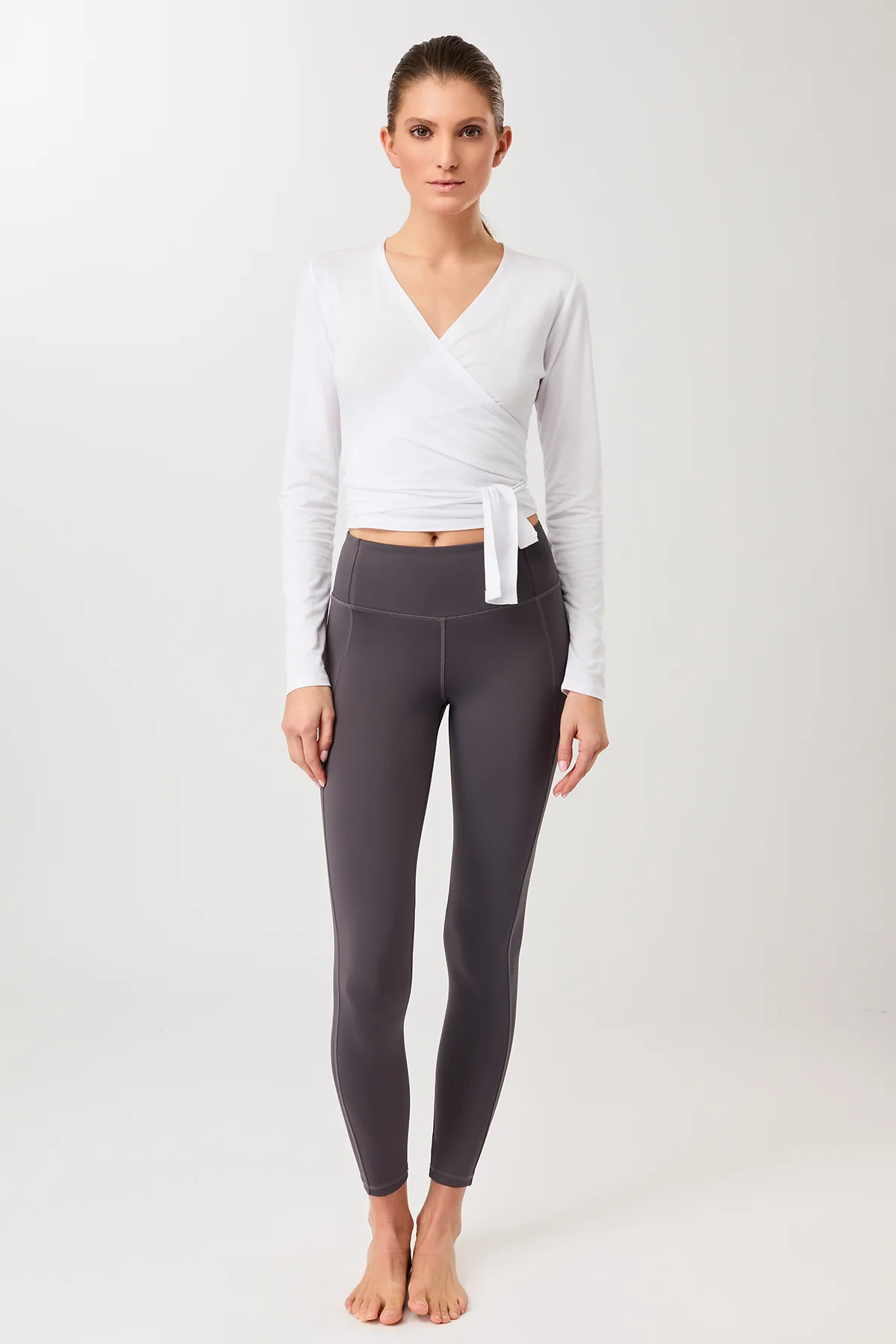 Wrap Jacket - White - Image 4