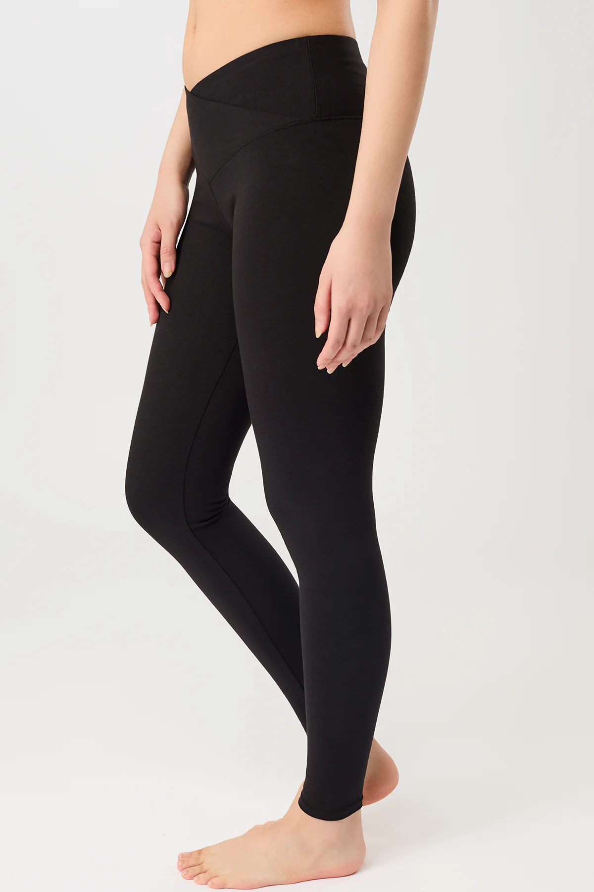Wrap Legging - Black, GOTS - Image 3