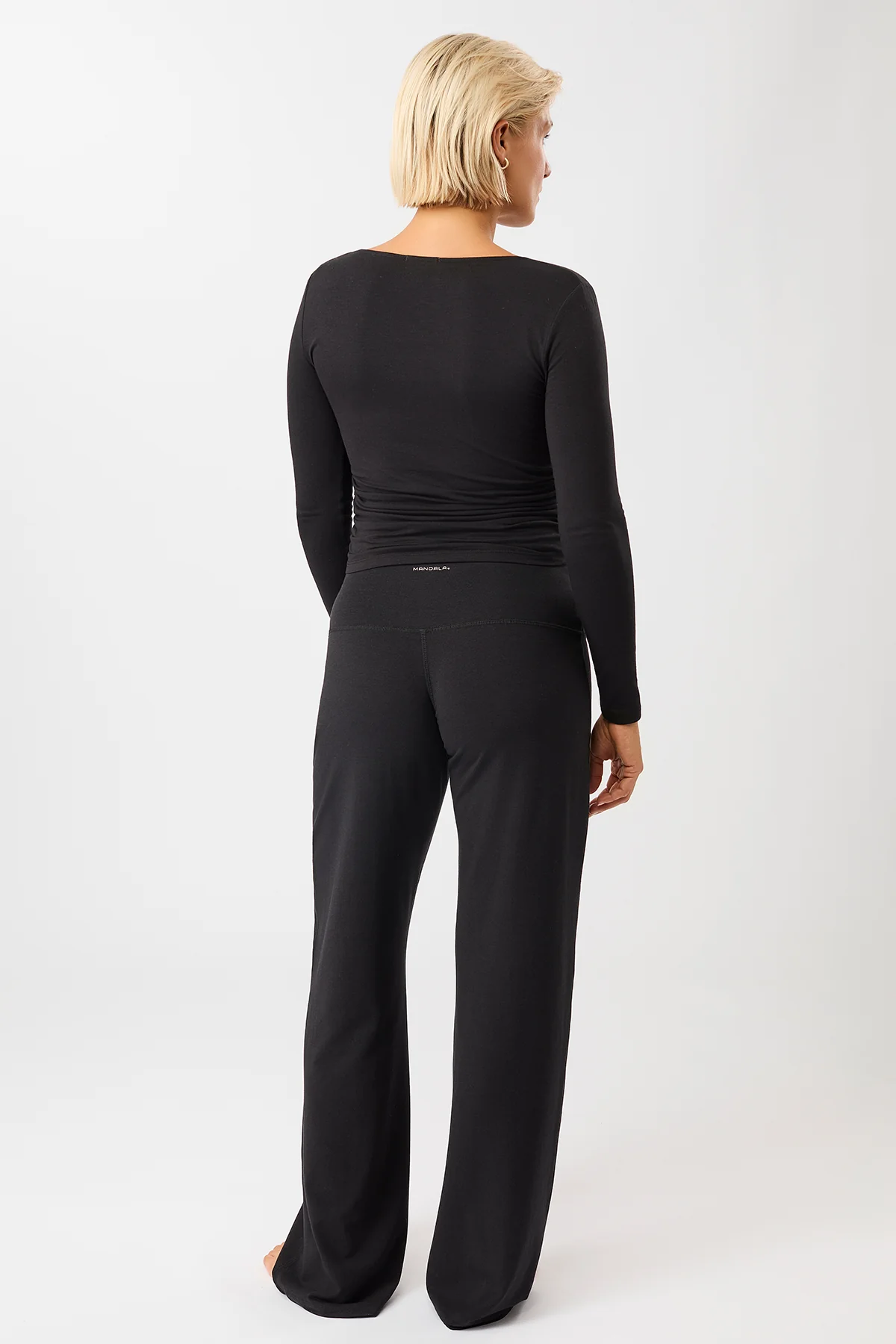 Wide Leg Pants - Black - Image 4