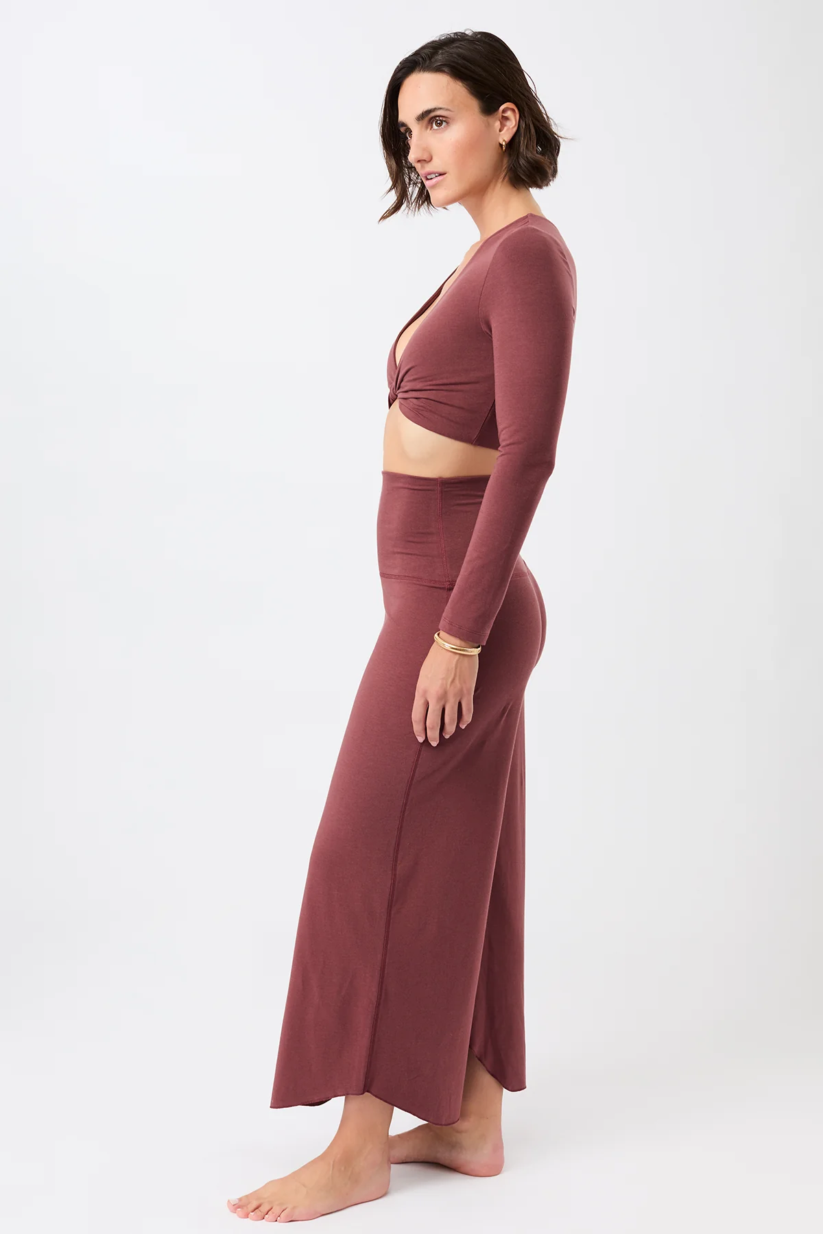 Support Top Longsleeve - Rosewood - Image 5