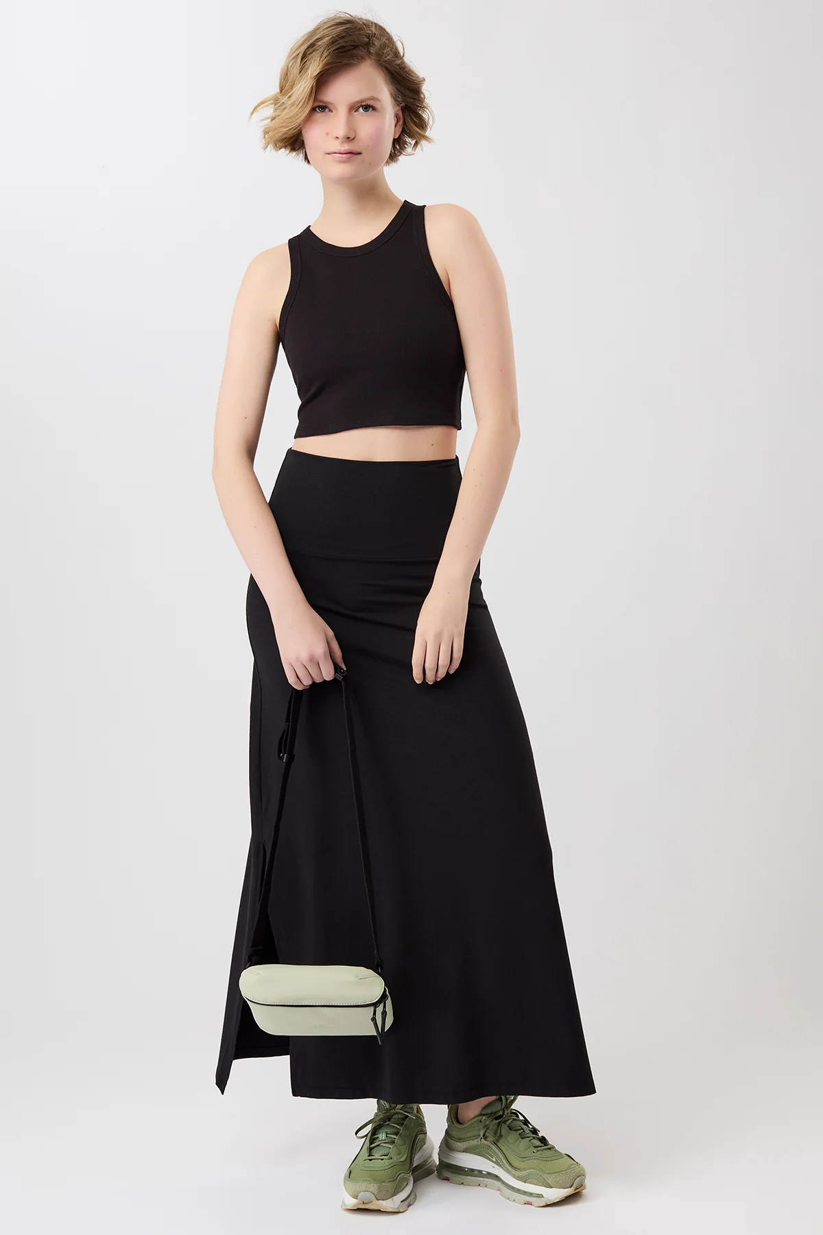 Athleisure Top - Black, GOTS - Image 4