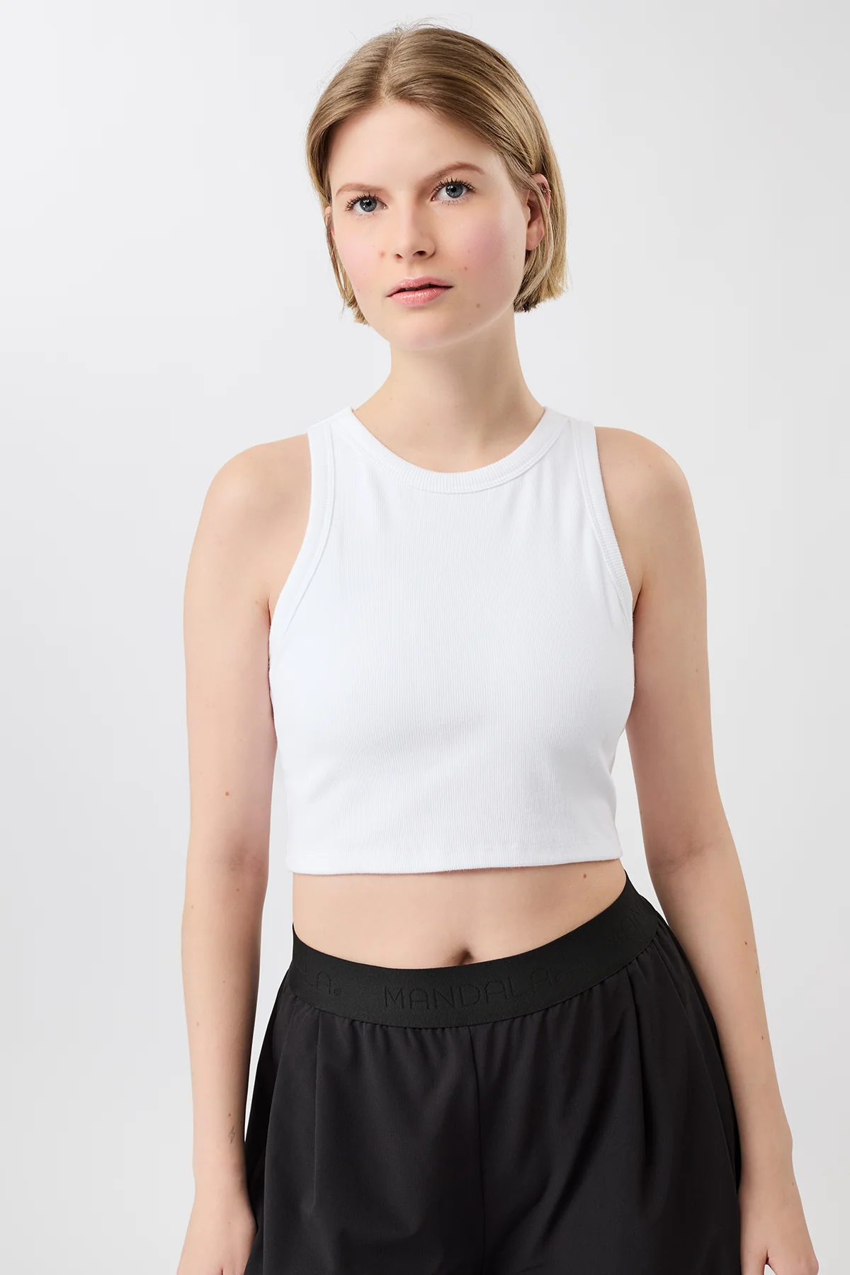 Athleisure Top - White, GOTS - Image 3